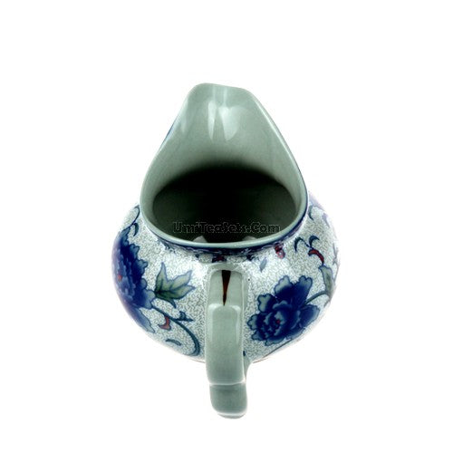 Blue Poeny Porcelain Fair Cup