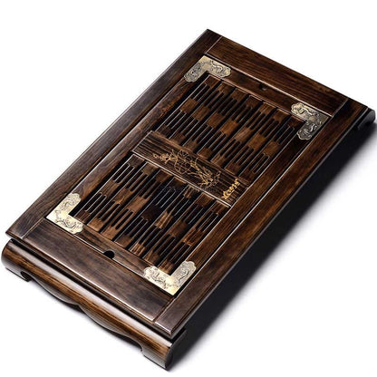 Fire Style Wood Gongfu Tea Tray