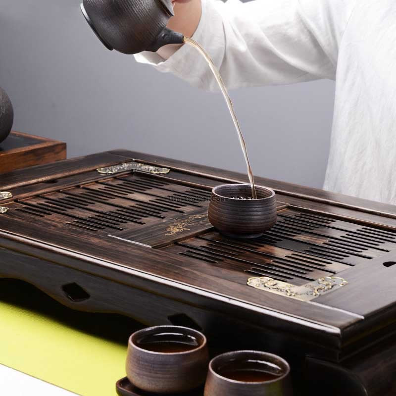 Fire Style Wood Gongfu Tea Tray
