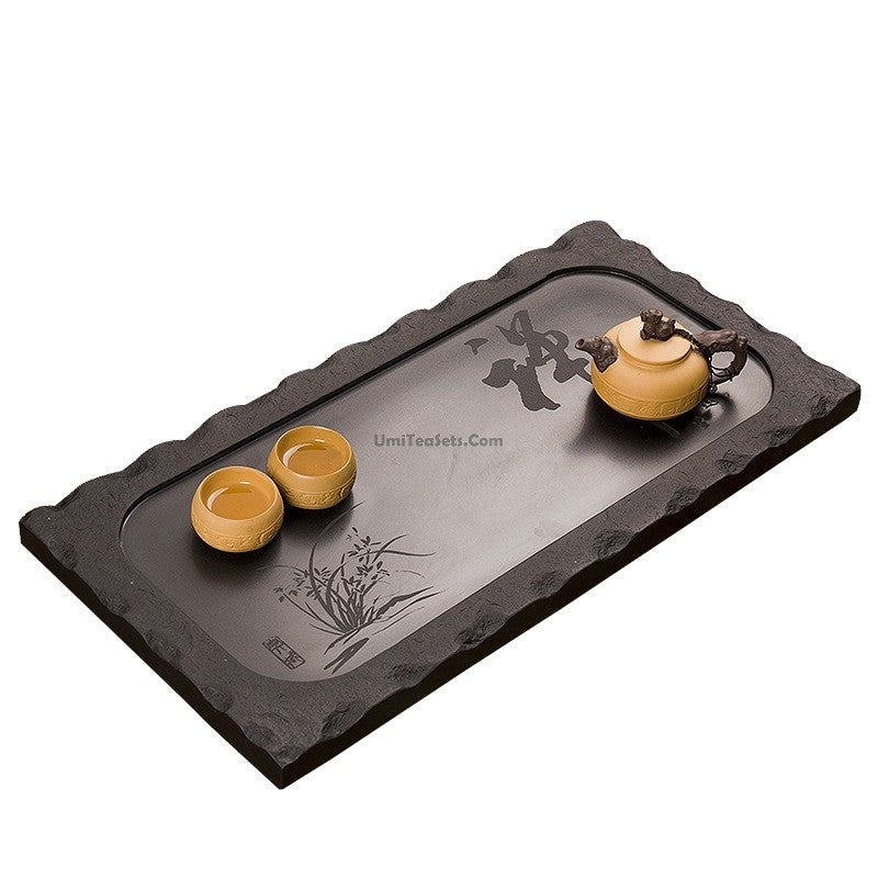 Black Stone Zen Gongfu Tea Tray