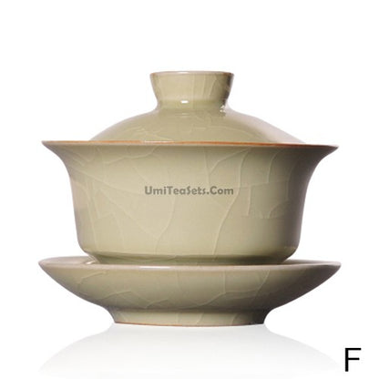 Ice Crack Longquan Celadon Gaiwan