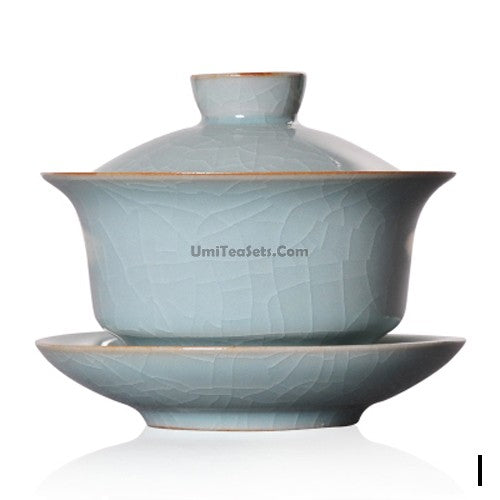 Ice Crack Longquan Celadon Gaiwan - Thumbnail 2