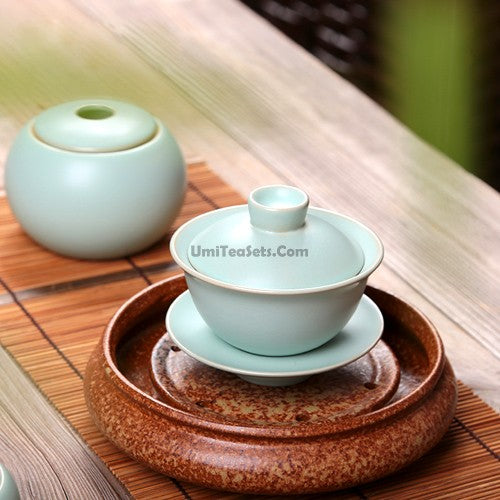 Authentic Chinese Ru Kiln Gaiwan