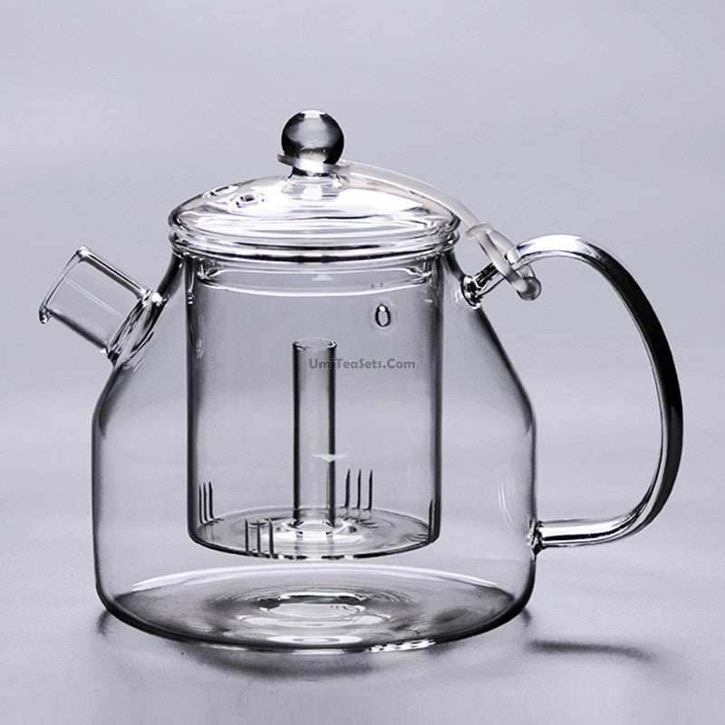 Water Steam Large Glass Teapot
