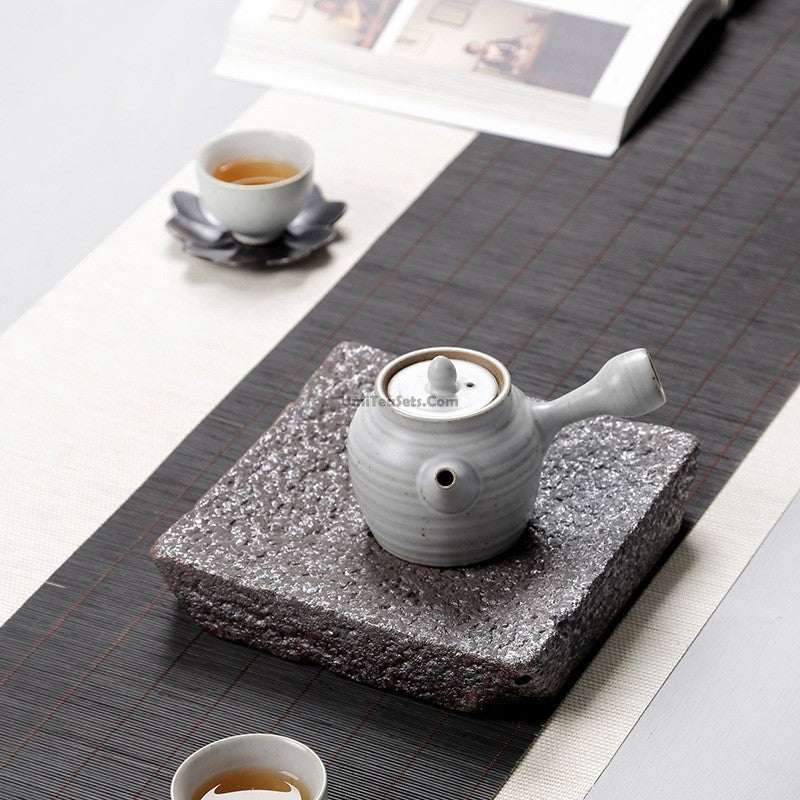 Coarse Pottery Japanese Style Teapot