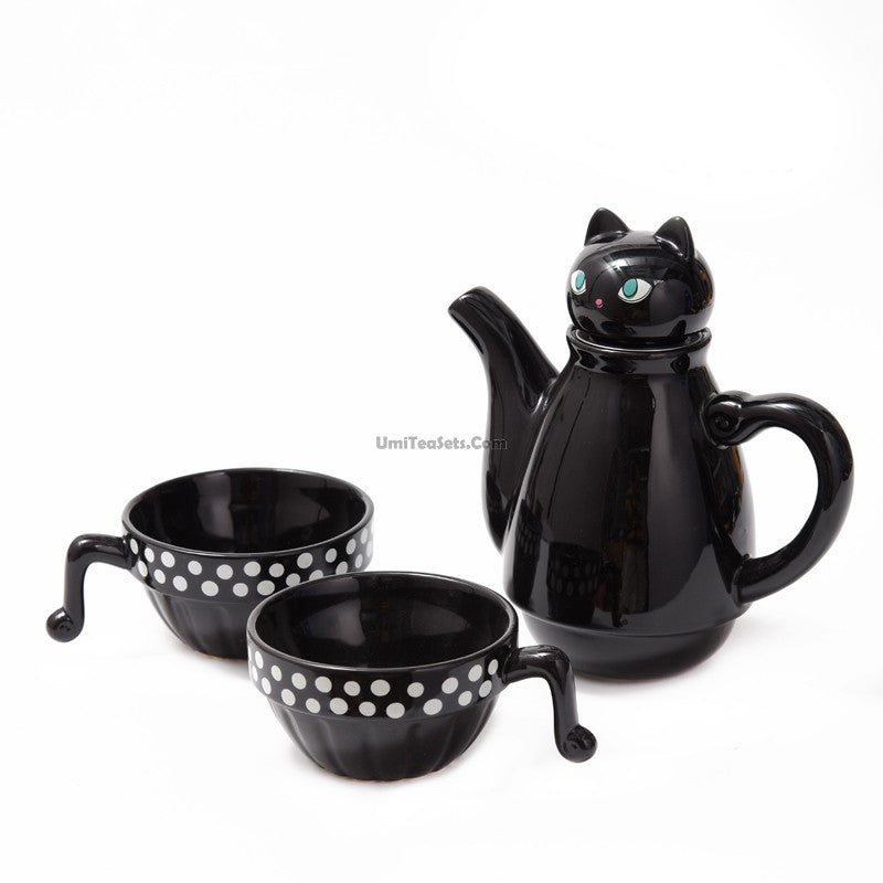 Japanese Style Cat Tea For Two Set