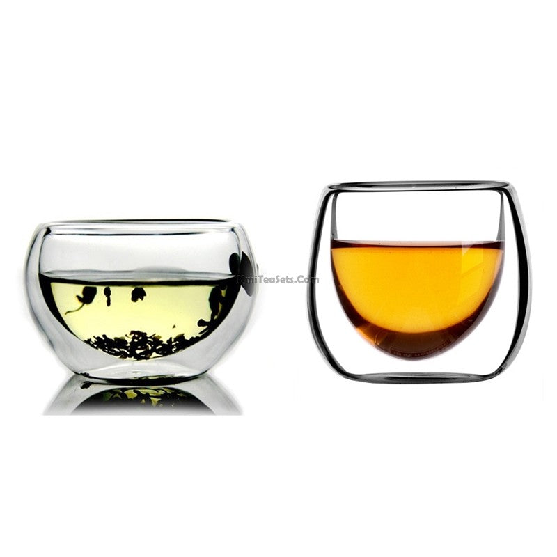 Double Wall Glass Gongfu Tea Cup – Umi Tea Sets