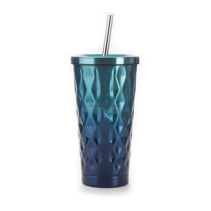 Stainless Steel Cup With Straw