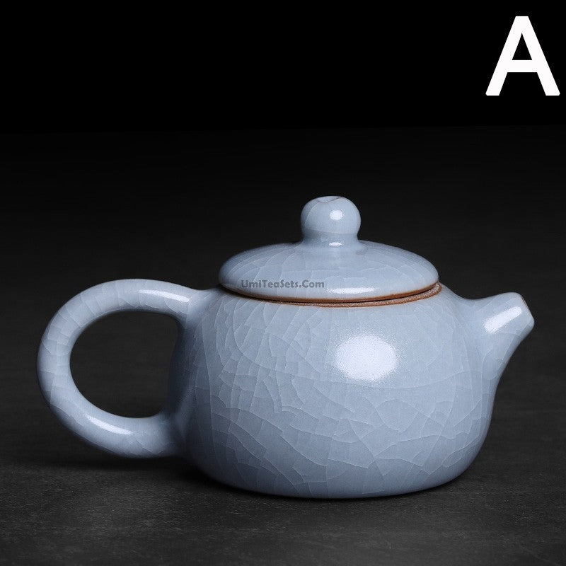 Ruyao Cat Teapot – RU Kiln Crackle Glaze Gongfu Teapot 280ml