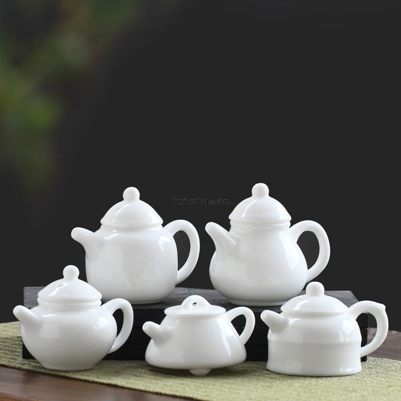 White Porcelain Mini Teapot – Umi Tea Sets