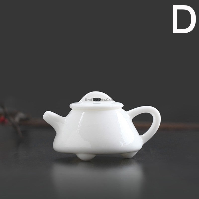 White Porcelain Mini Teapot