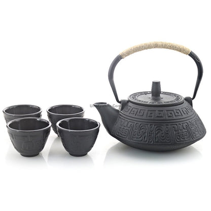 Japanese Southern Cast Iron Tea Set