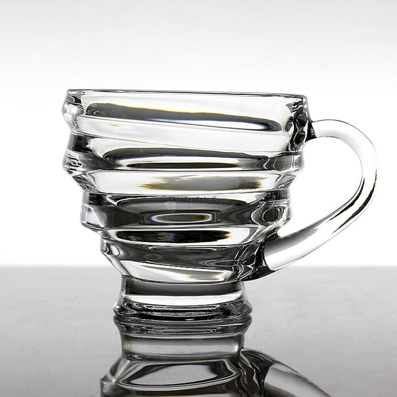 Spiral Shaped Glass Tea Mug