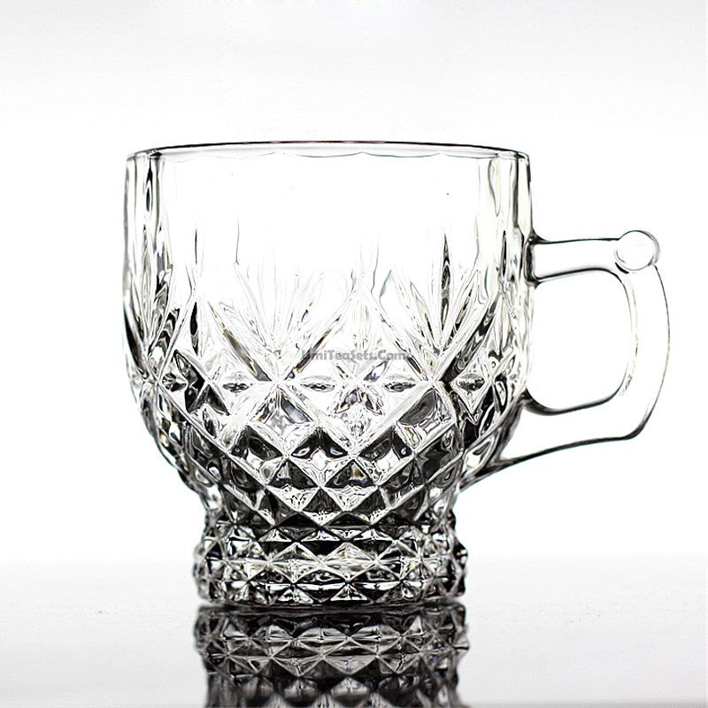 Spanish Style Glass Tea Mug (Set of 2)