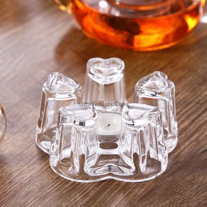 Heart Shaped Teapot Candle Warmer