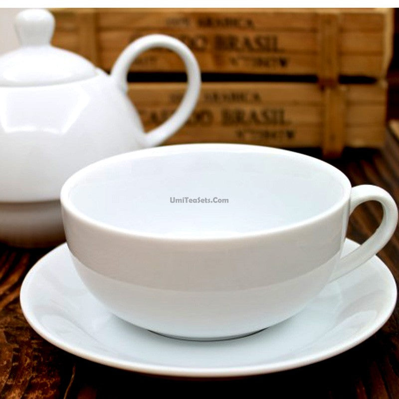 Bone Porcelain Pure White Tea For One Set