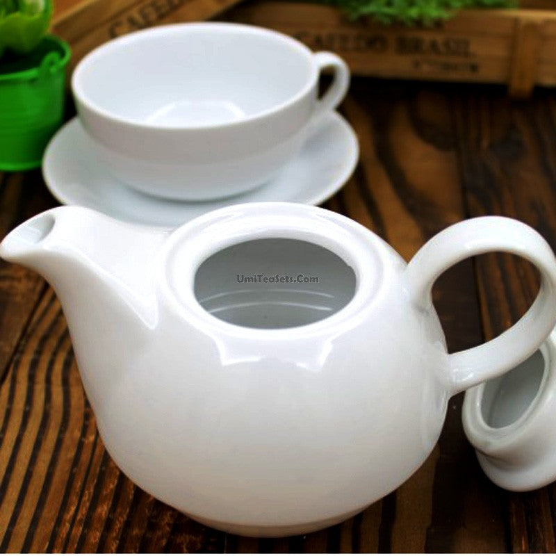 Bone Porcelain Pure White Tea For One Set