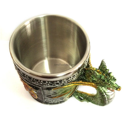 Stainless Steel Dragon Mug