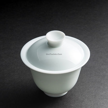 Porcelain Gaiwan Travel Tea Set With Bag