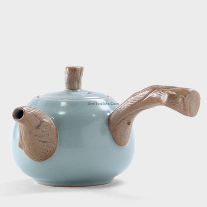 Japanese Ruyao Kyusu Tea Set With Tray