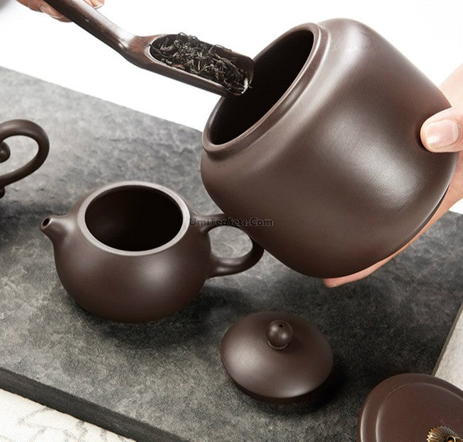 Yixing Purple Clay Gong Fu Tea Set
