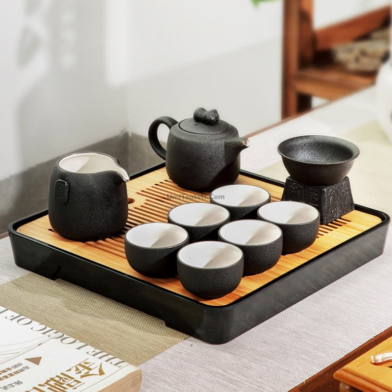 Brewing Tea Set, Minimalist Design Complete Tea Cup Set, Chinese Kung fu  Tea Ceremony Gift
