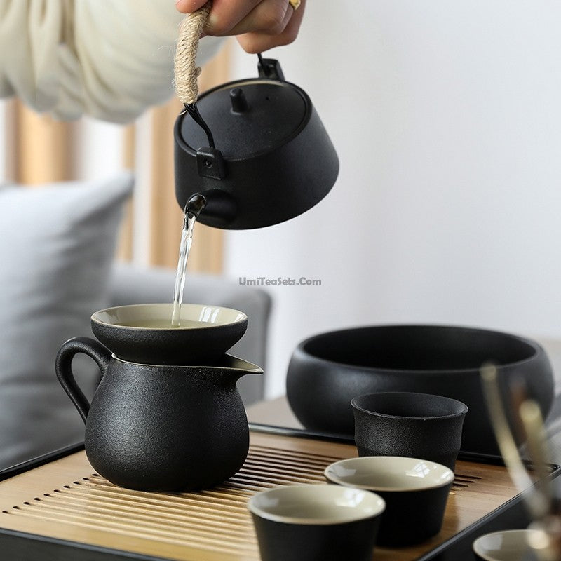  Tea Set,Household Simple Automatic Teapot,Electric