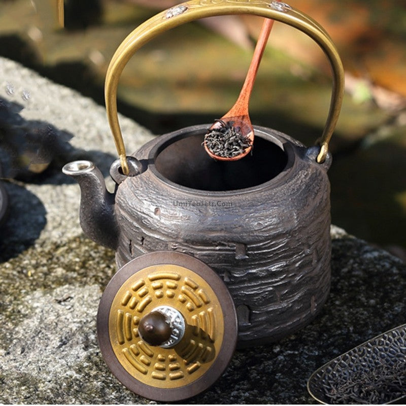 Zen Buddha Cast Iron Teapot