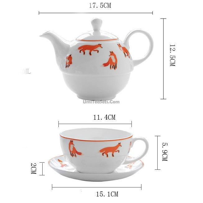 Fox Bone China Tea For One Set