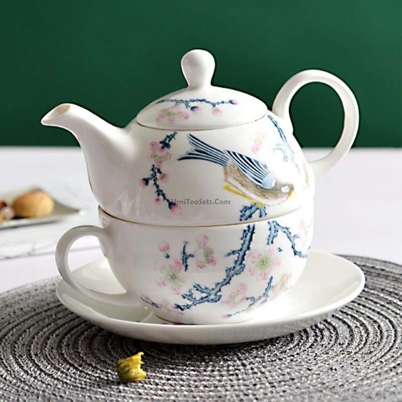 Bone china tea for one sale