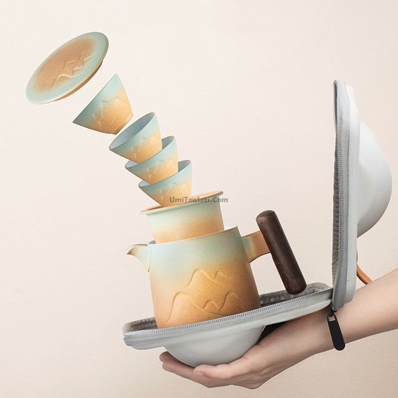 Japanese Style Mountain Travel Tea Set – Umi Tea Sets