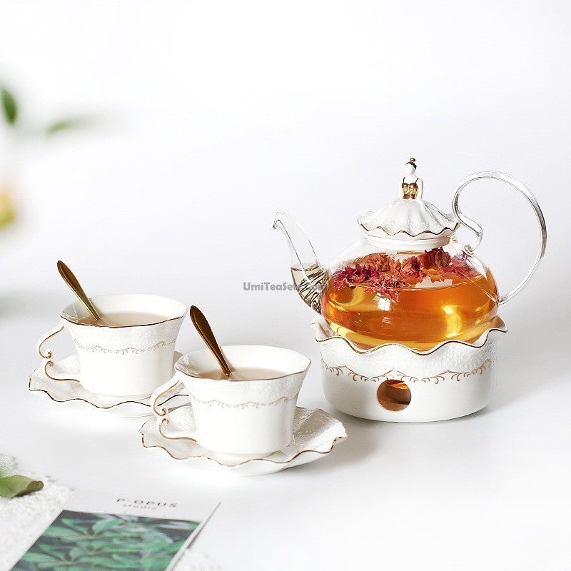 Fashionable Porcelain English Tea Set Modern Teapot Set