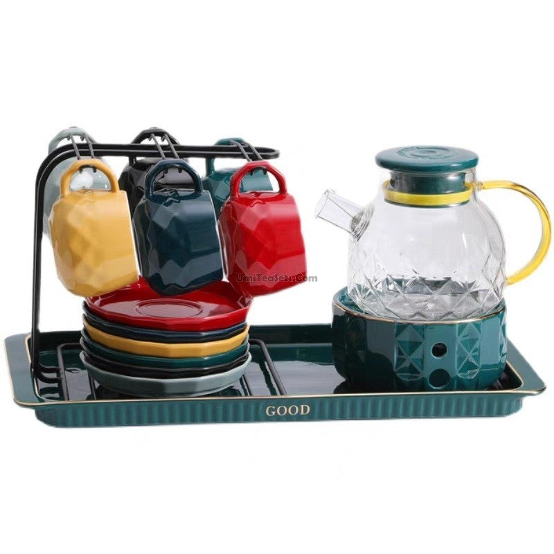 Modern Afternoon Tea Set With Warmer