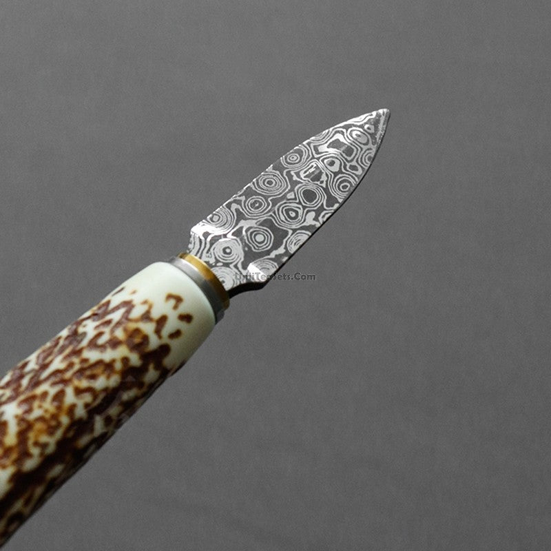 Handmade Antler Shaped Tea Knife