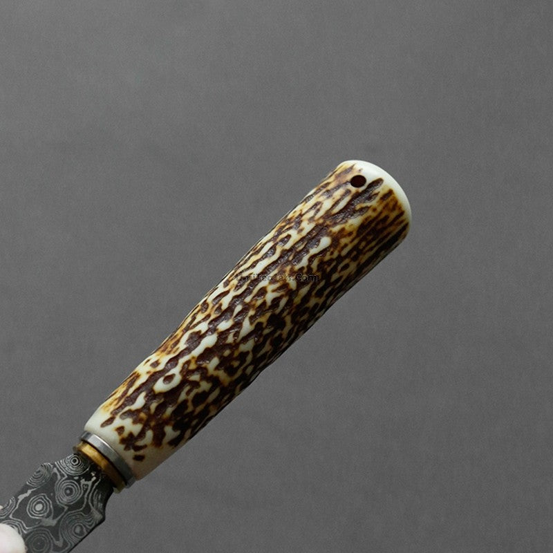 Handmade Antler Shaped Tea Knife