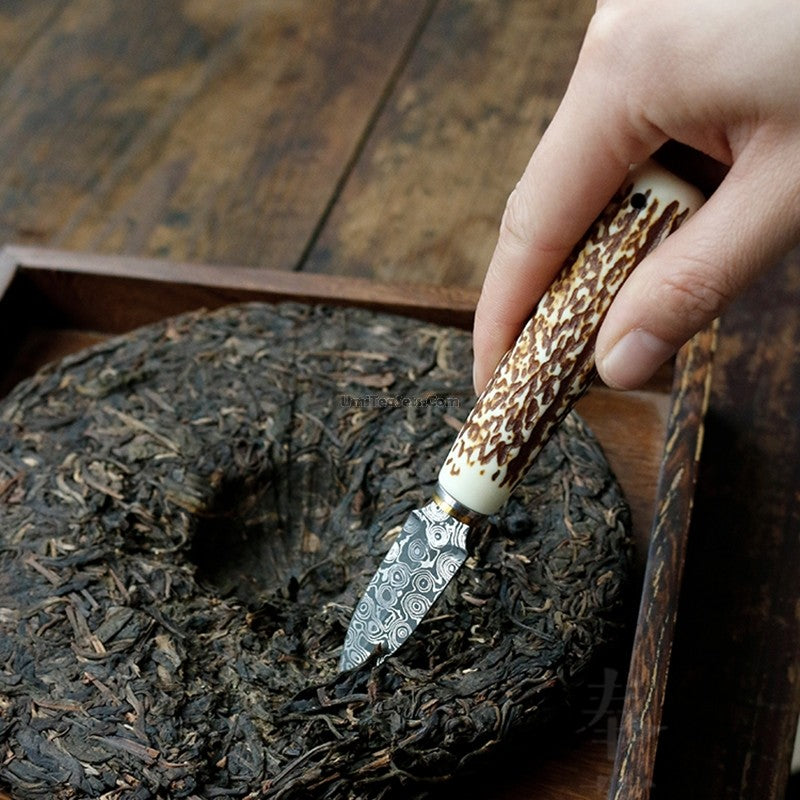 Handmade Antler Shaped Tea Knife