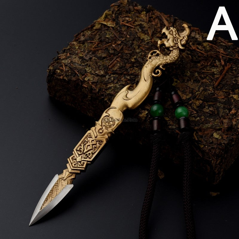 Handmade Mythical Wild Animal Tea Knife